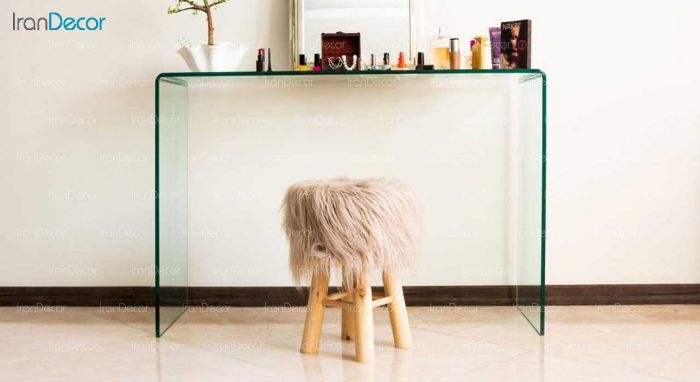 میز کنسول شیشه ای 16 میل