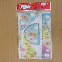 ست خط کش،نقاله و گونیا سه بعدی