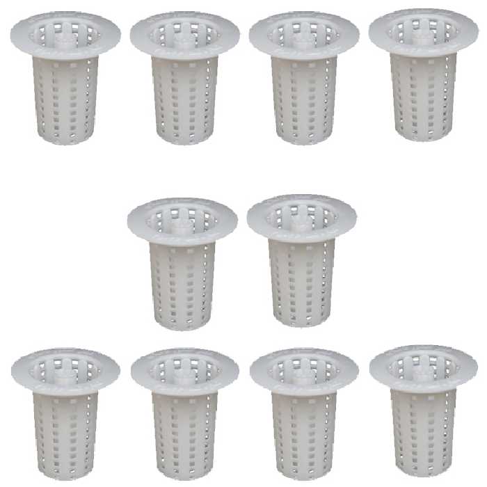 فیلتر کفشوی حمام مدل 1054 بسته 10 عددی