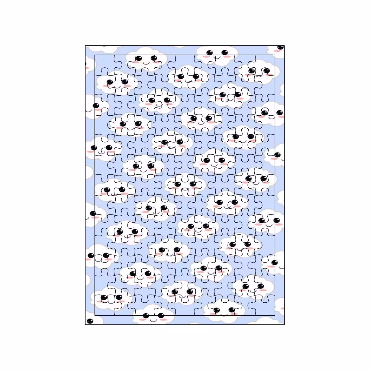 پازل 117 تکه مدل ابر کد 649