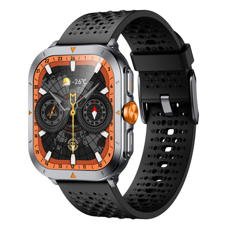 ساعت هوشمند 53 میلی‌متری گلوریمی مدل GX TRACE با بند سیلیکونی | کالا مکس