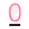 چراغ رومیزی ریموت دار مدل ZERO-GL_RD-GLASS
