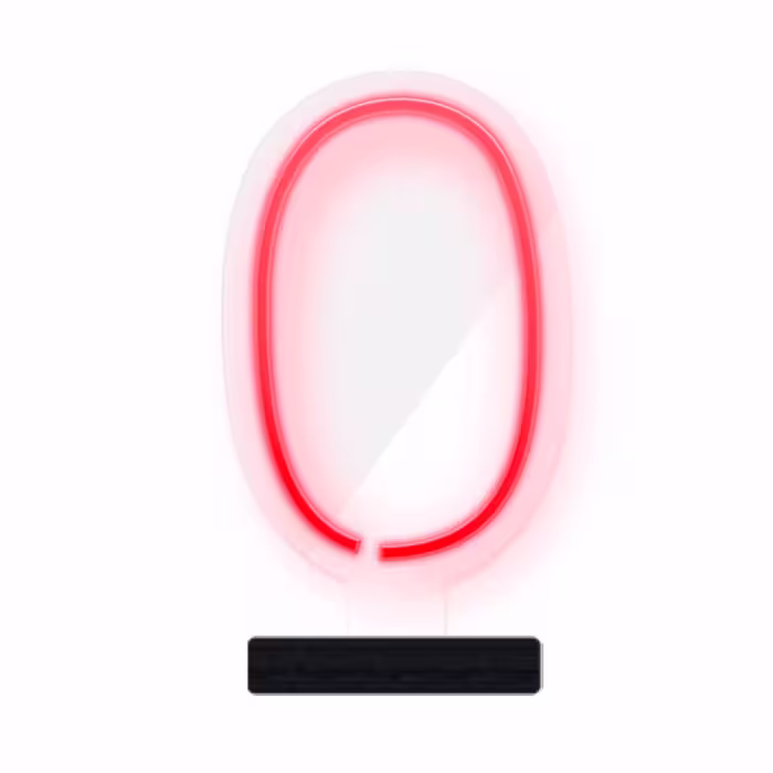 چراغ رومیزی ریموت دار مدل ZERO-GL_RD-GLASS