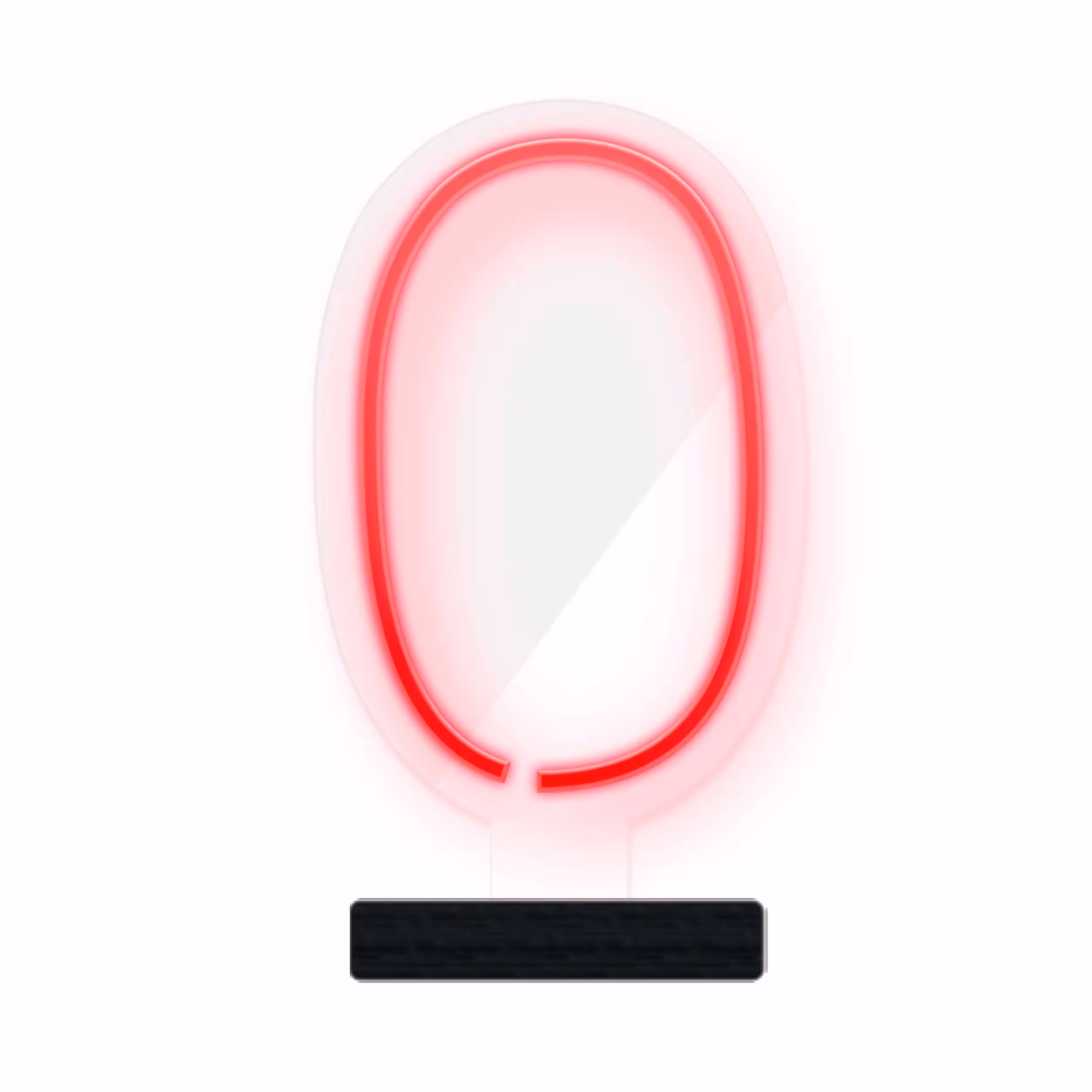 چراغ رومیزی ریموت دار مدل ZERO-GL_RD-GLASS