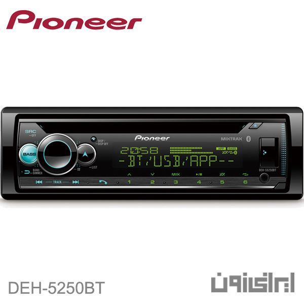 پخش کننده خودرو پایونیر مدل DEH-S5250BT