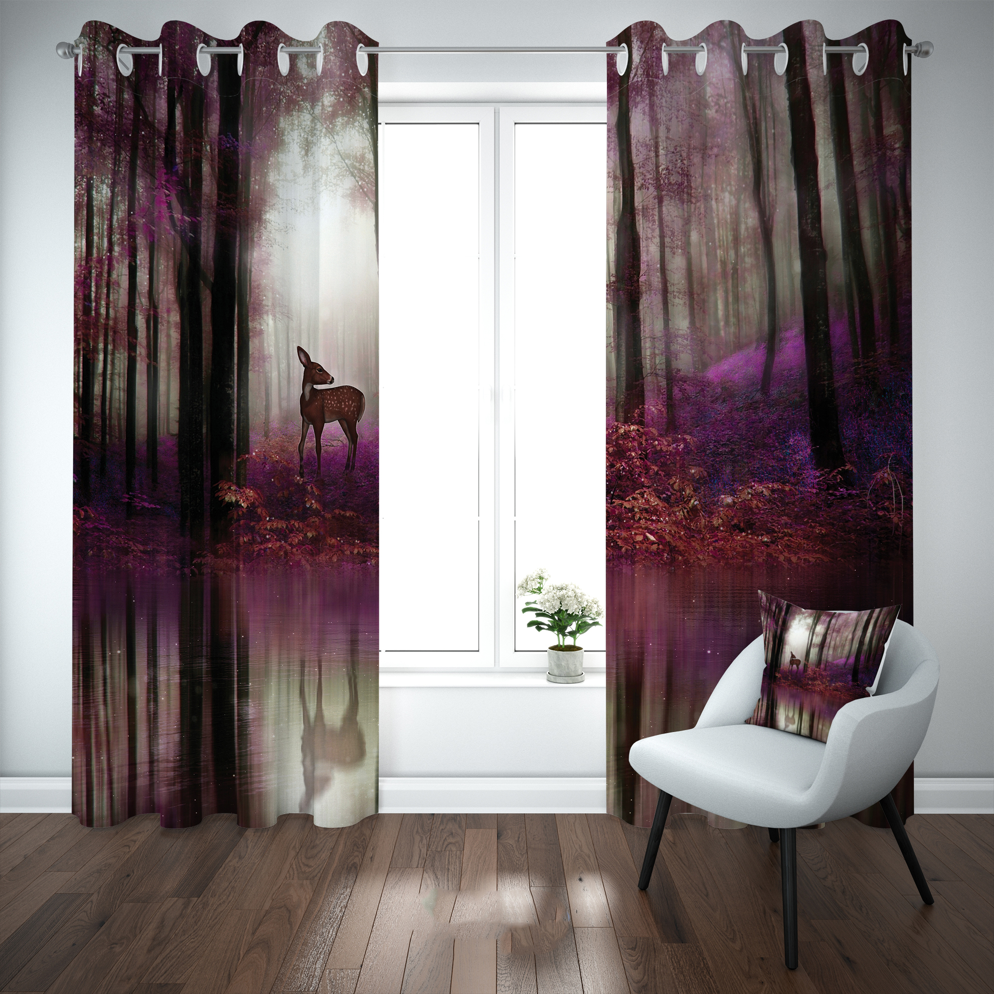 پرده مدل b2388 سایز 140×280 سانتی متر