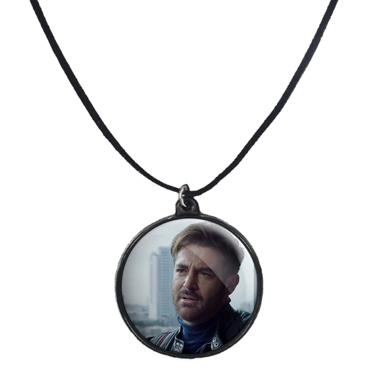 گردنبند پرمانه طرح محمد رضا گلزار کد pmb.24640 مدل دو طرفه