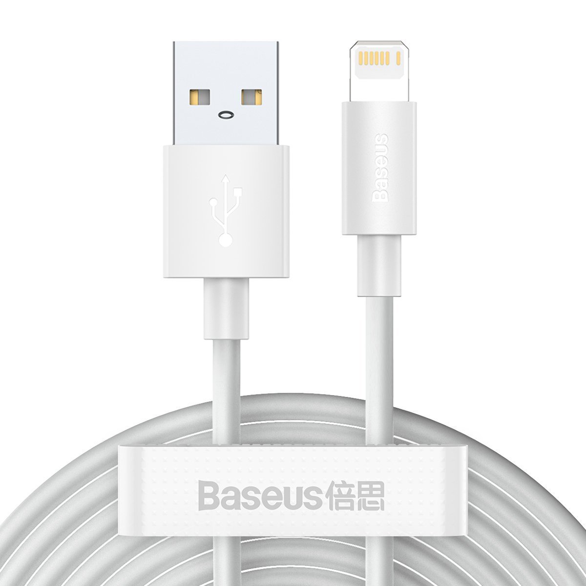 کابل تبدیل USB به لایتنینگ باسئوس مدل ka طول 1.5 متر بسته دو عددی