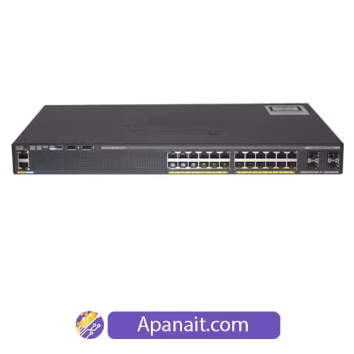 سوئیچ شبکه سیسکو 24 پورت WS-C2960X-24TS-L