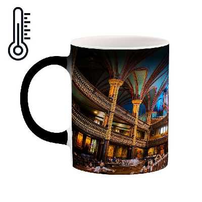 ماگ حرارتی کاکتی طرح قصر مدل mgh15267