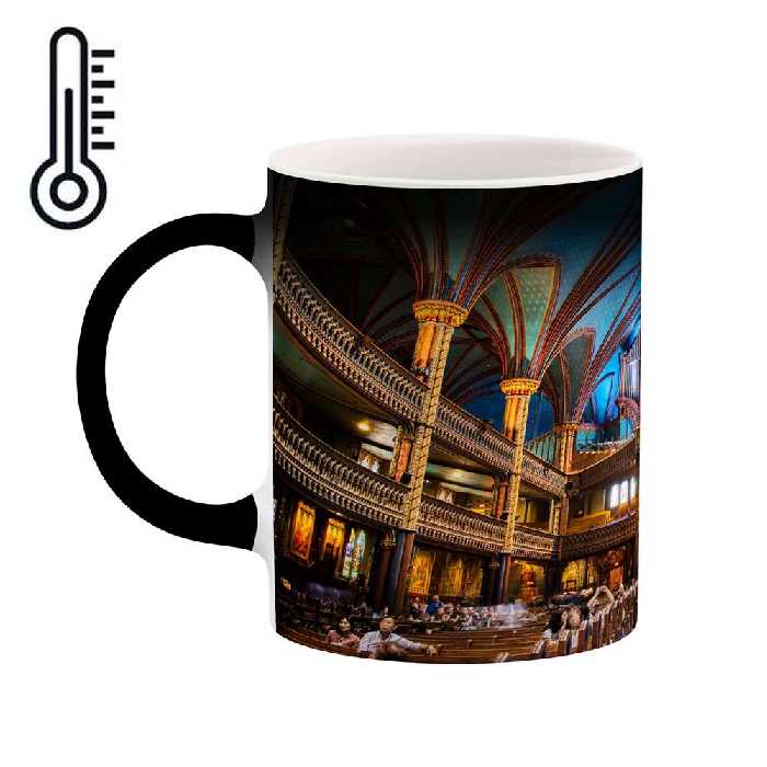 ماگ حرارتی کاکتی طرح قصر مدل mgh15267