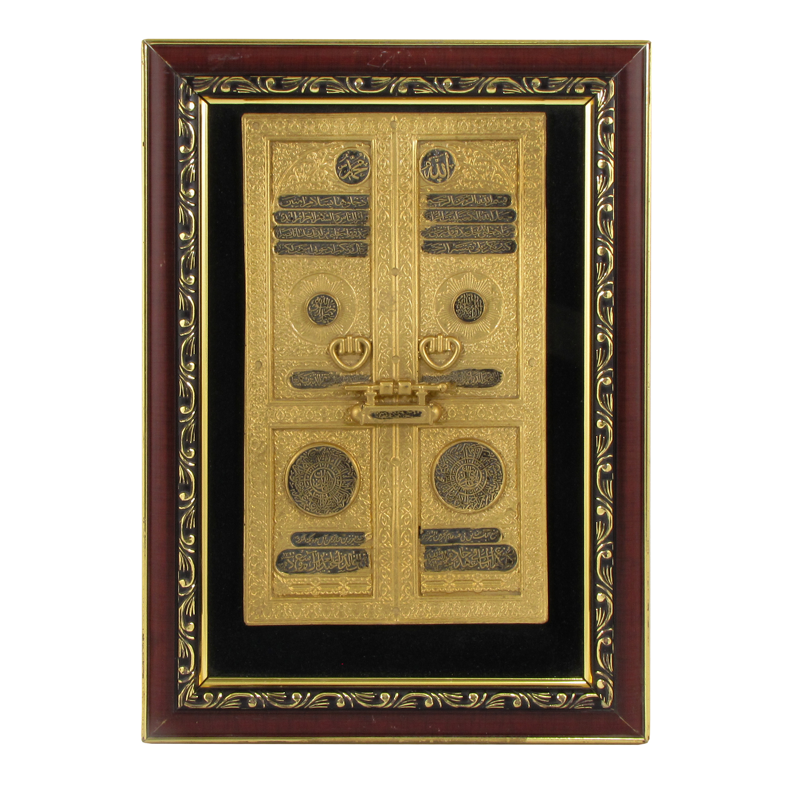 تابلو مدل مذهبی طرح درب‌ خانه‌ خدا