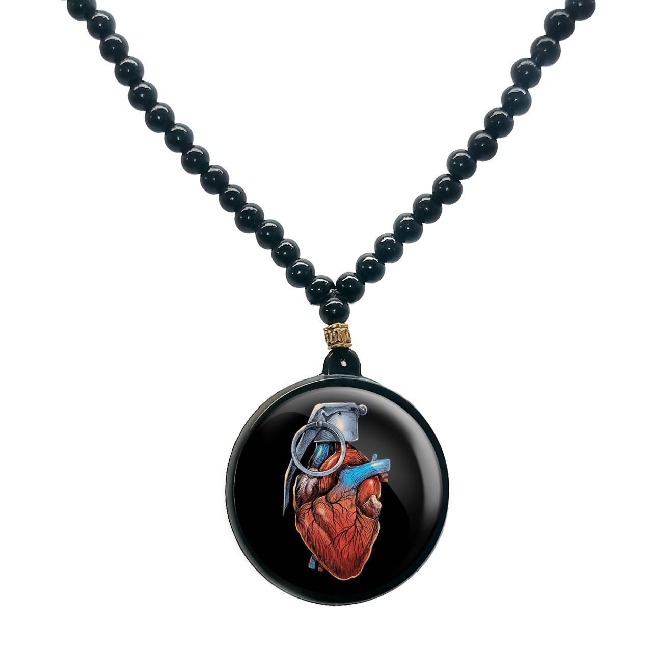 گردنبند پرمانه طرح عاشقانه کد pmd.4376 مدل دو طرفه