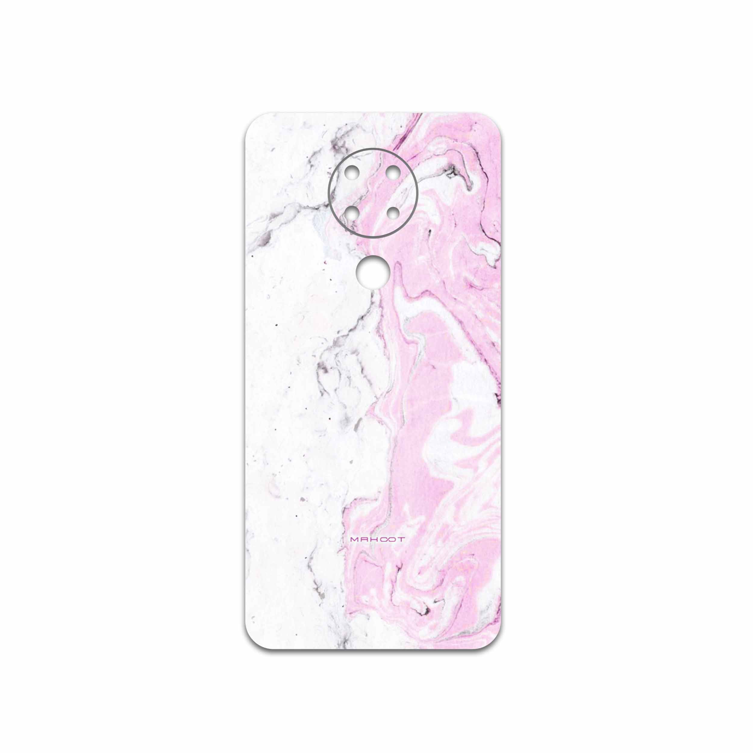 برچسب پوششی ماهوت مدل Blanco-Pink-Marble مناسب برای گوشی موبایل نوکیا 3.4
