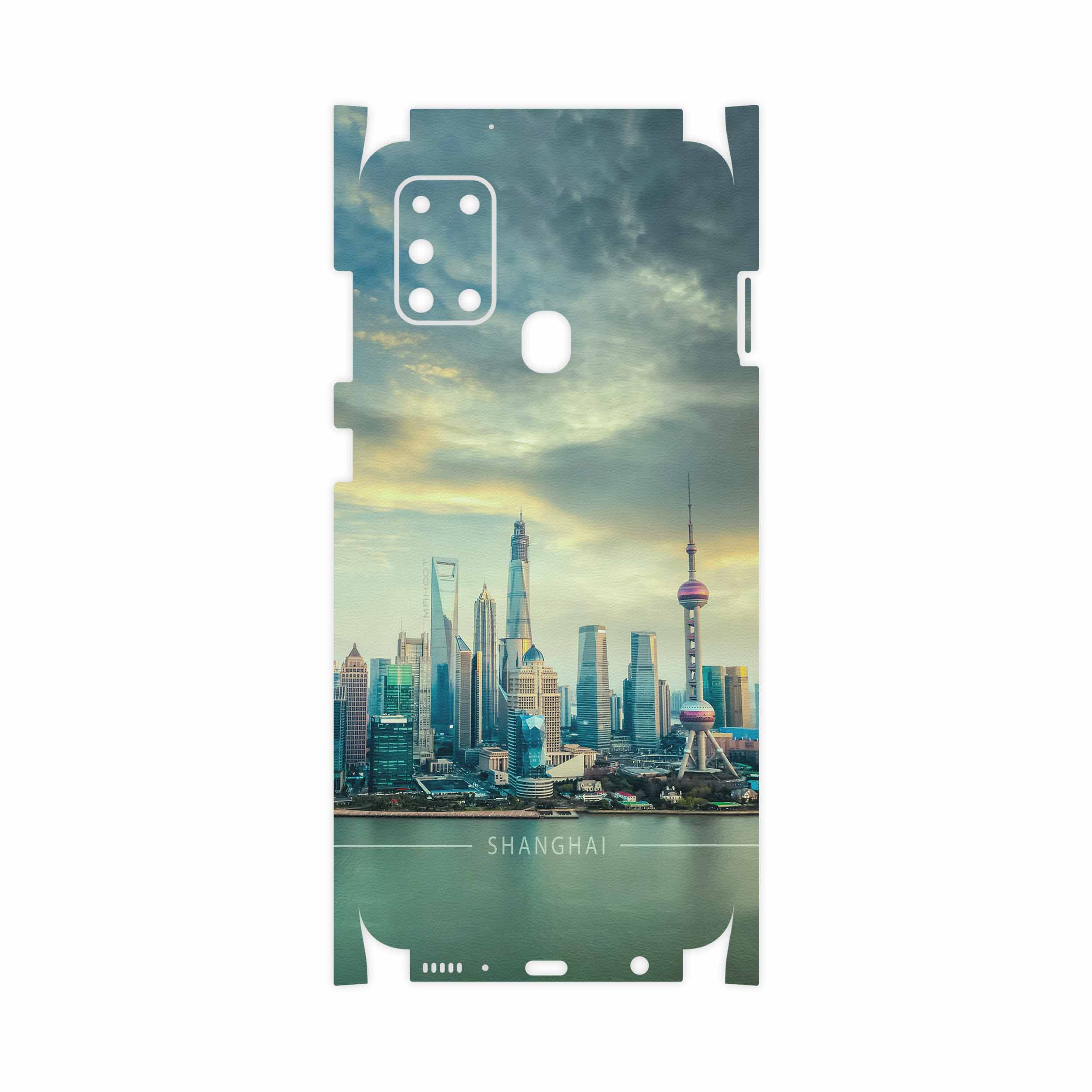 برچسب پوششی ماهوت مدل Shanghai City-FullSkin مناسب برای گوشی موبایل سامسونگ Galaxy A21s