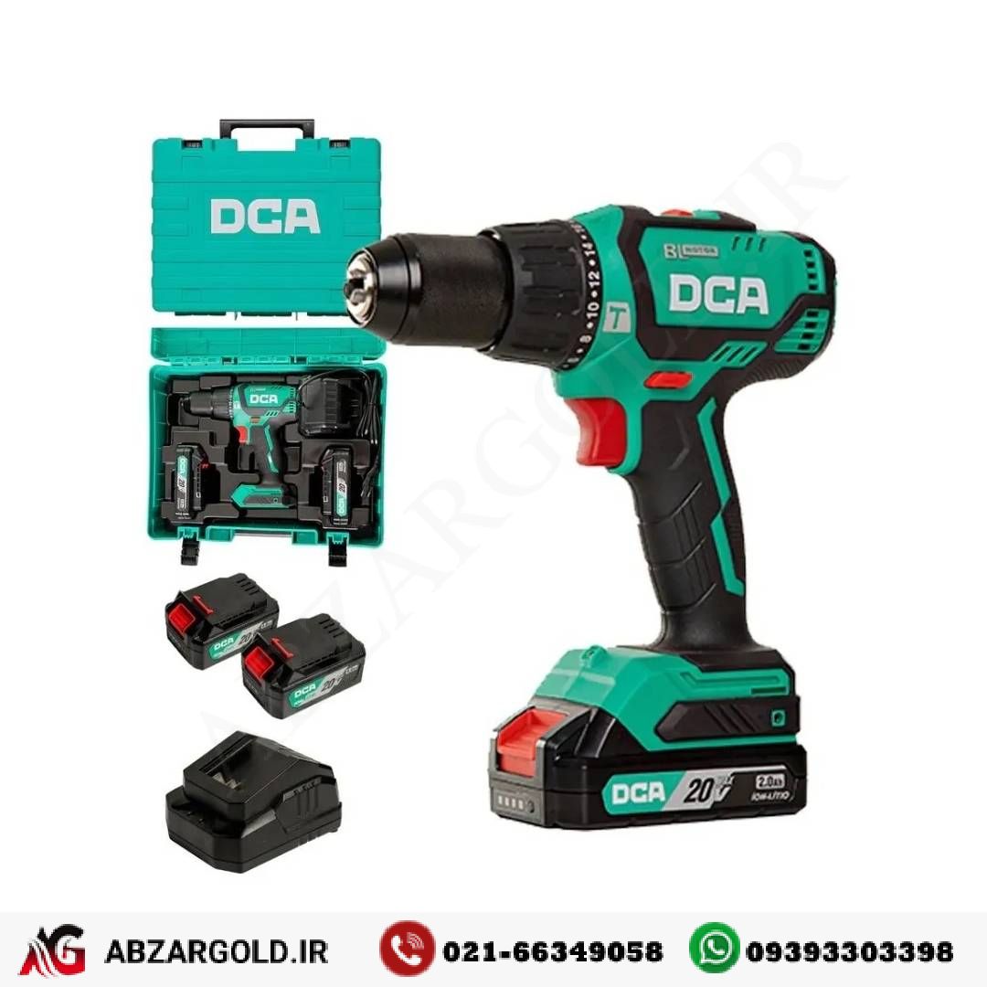 دریل شارژی 20 ولت براشلس دی سی ای ADJZ05-13