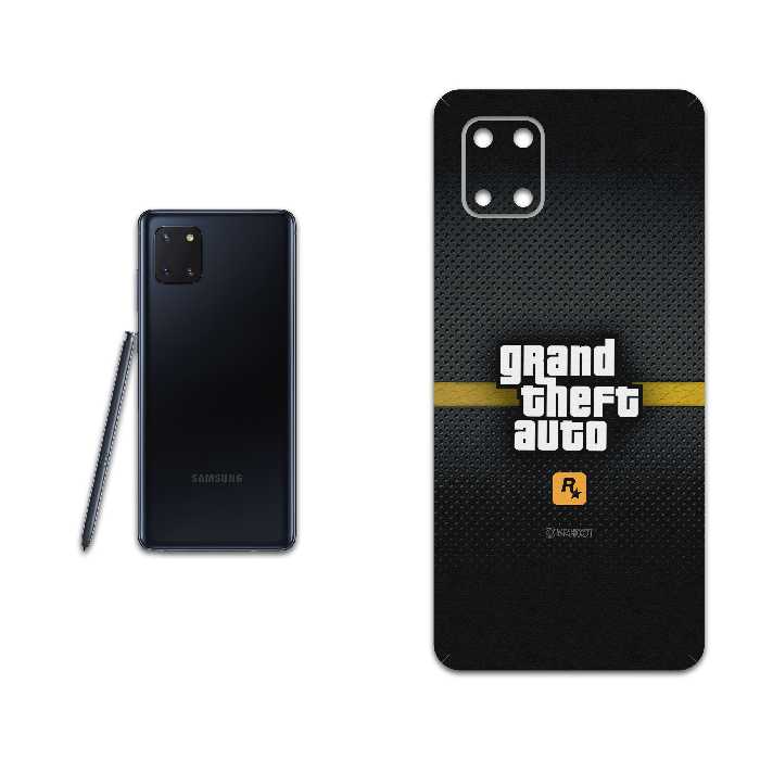 برچسب پوششی ماهوت مدل GTA-Game مناسب برای گوشی موبایل سامسونگ Galaxy Note 10 Lite