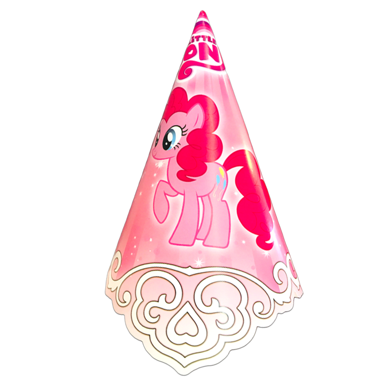 کلاه تولد مستر تم طرح پونی پلاس بسته 4 عددی