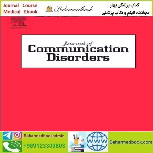 Journal of Communication Disorders Volume 95 to 100 2022