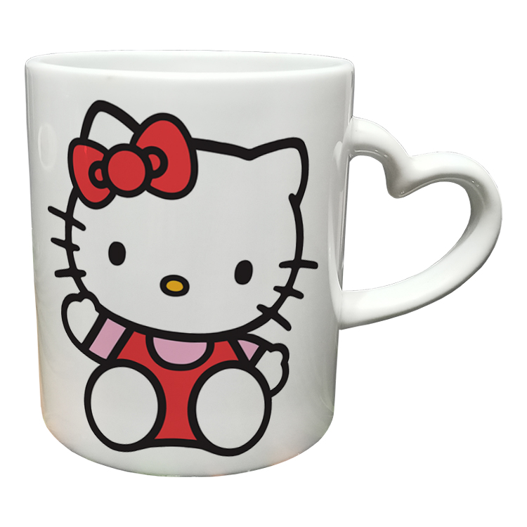 ماگ مدل دسته قلبی طرح کیتی کد 66