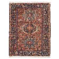 فرش قدیمی دستباف ذرع و نیم سی پرشیا کد 102374