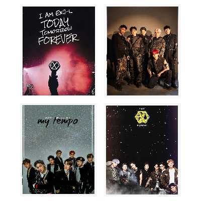  آویز تزیینی طرح اکسو مدل E6 مجموعه 4 عددی