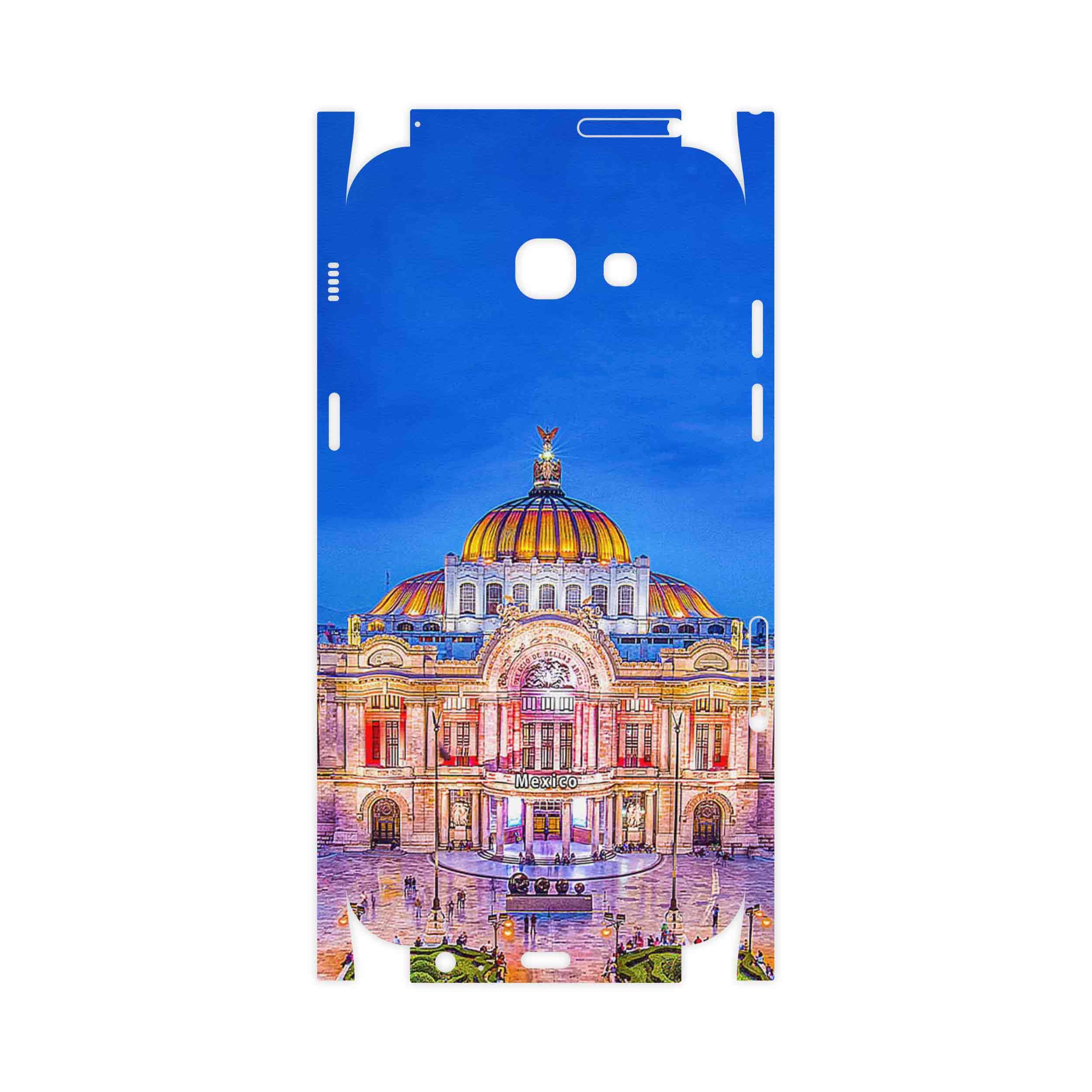 برچسب پوششی ماهوت مدل Mexico City-FullSkin مناسب برای گوشی موبایل سامسونگ Galaxy A7 2017