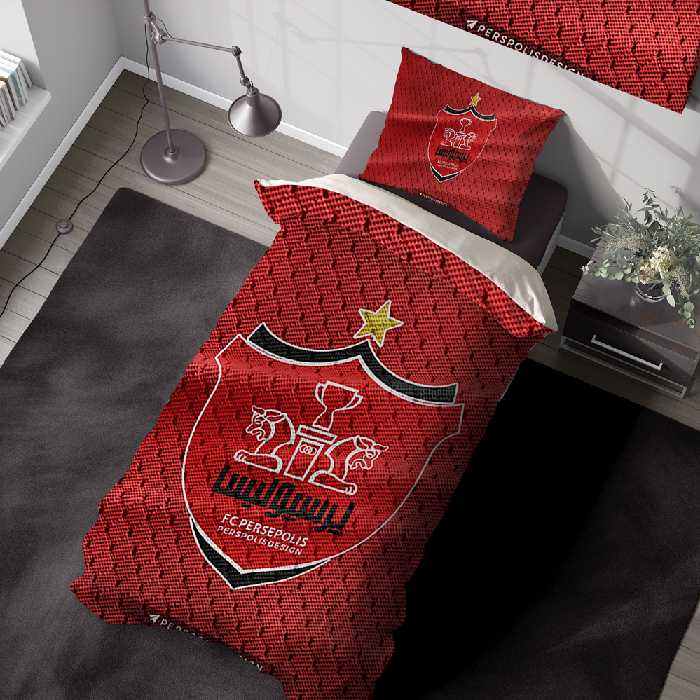 ست لحاف پسرانه فوتبالی طرح پرسپولیس bas-5747