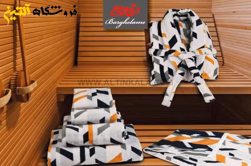 حوله دستی برق لامع مدل هندسه 40×80