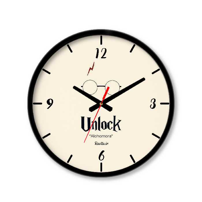 ساعت دیواری کوچک راویتا طرح هری پاتر کد 3576