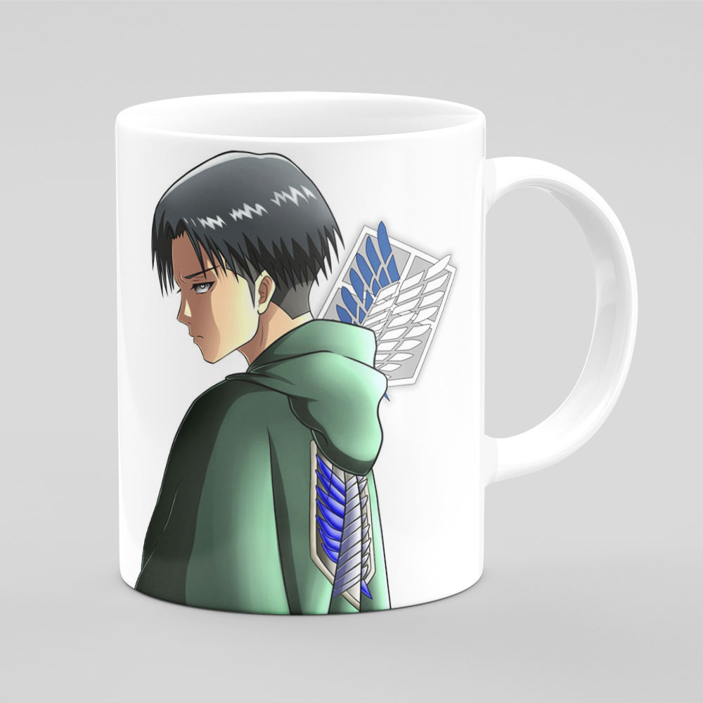 ماگ ماگ پلاس مدل اتک آن تایتان لیوای Attack On Titan Anime Levi