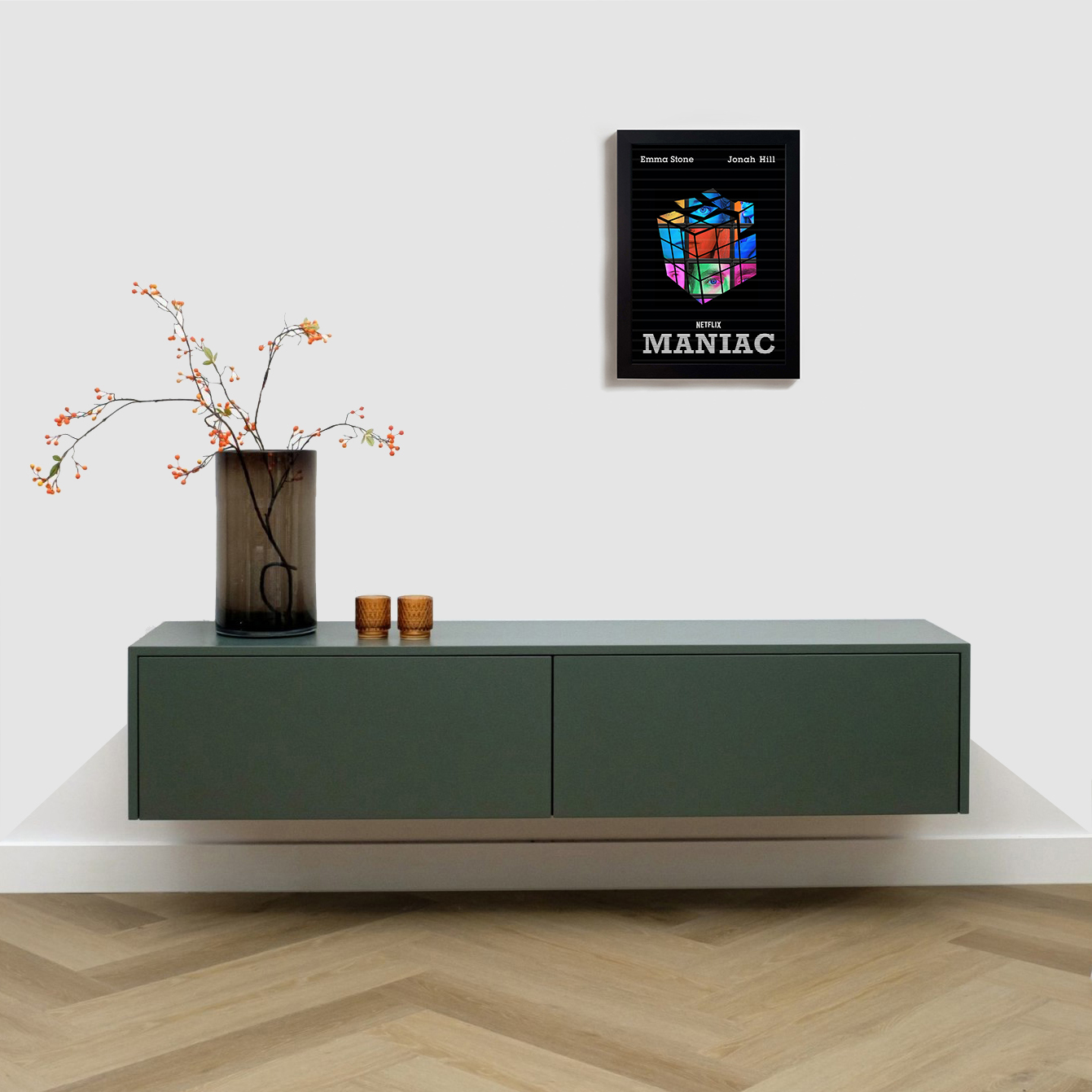 تابلو مدل سریال مانیاک نتفلیکس maniac netflix B344