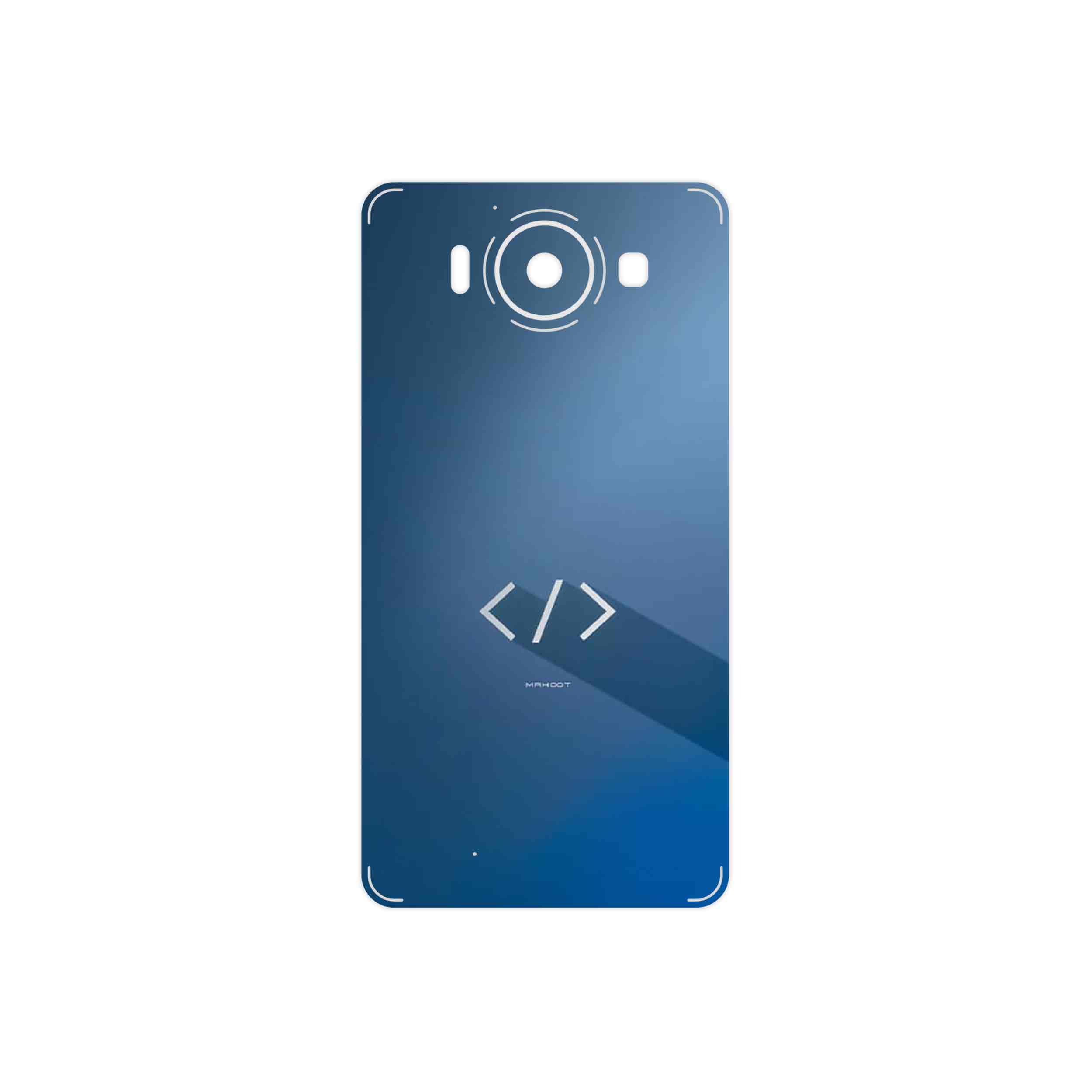 برچسب پوششی ماهوت مدل Minimal Coding icon مناسب برای گوشی موبایل مایکروسافت Lumia 950
