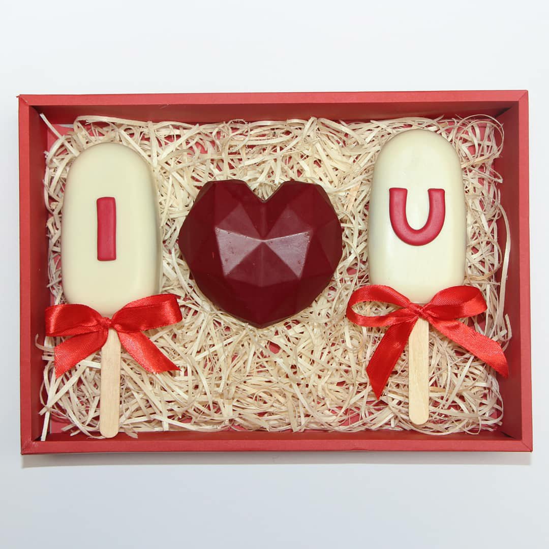 پاپسیکل شکلاتی I♡U