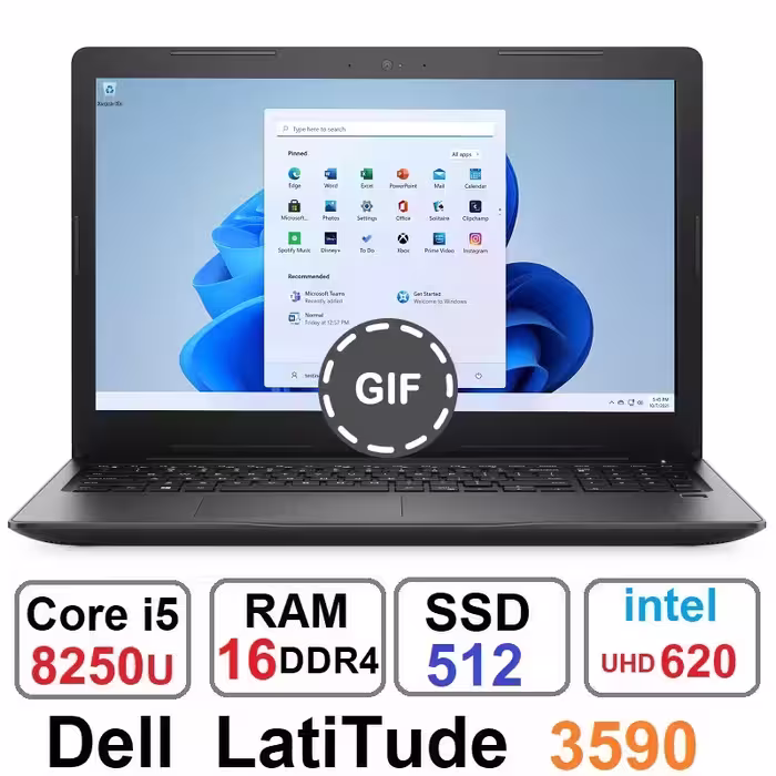 لپ تاپ دل Dell Latitude 3590 Core i5 8250u رم16و512