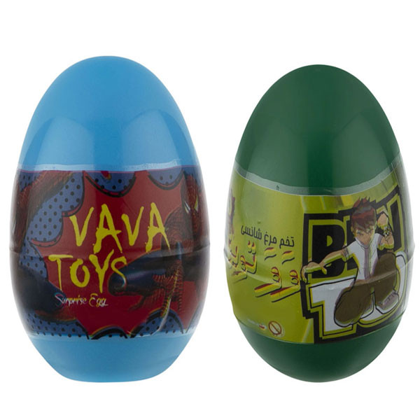 اسباب بازی شانسی وو تویز طرح تخم مرغی مدل Twin S2 SM-BT مجموعه 2 عددی