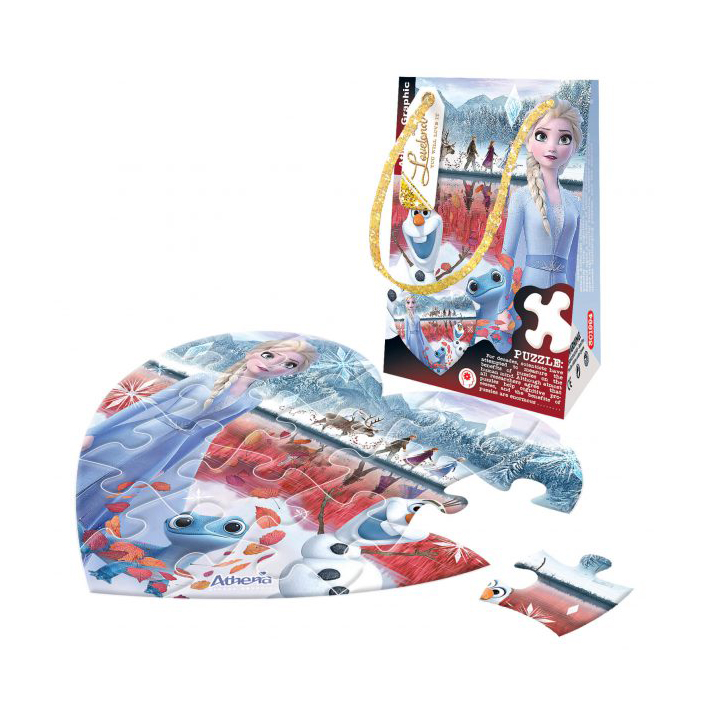 پازل پاکتی آتنا طرح فروزن قلب - پاییز