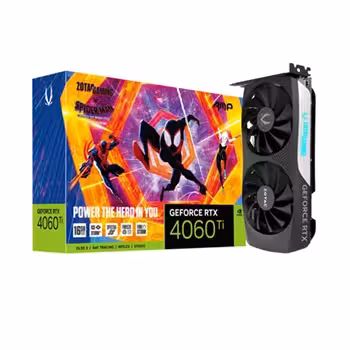 کارت گرافیک زوتک مدل GeForce RTX 4060 Ti AMP SPIDER-MAN 16GB