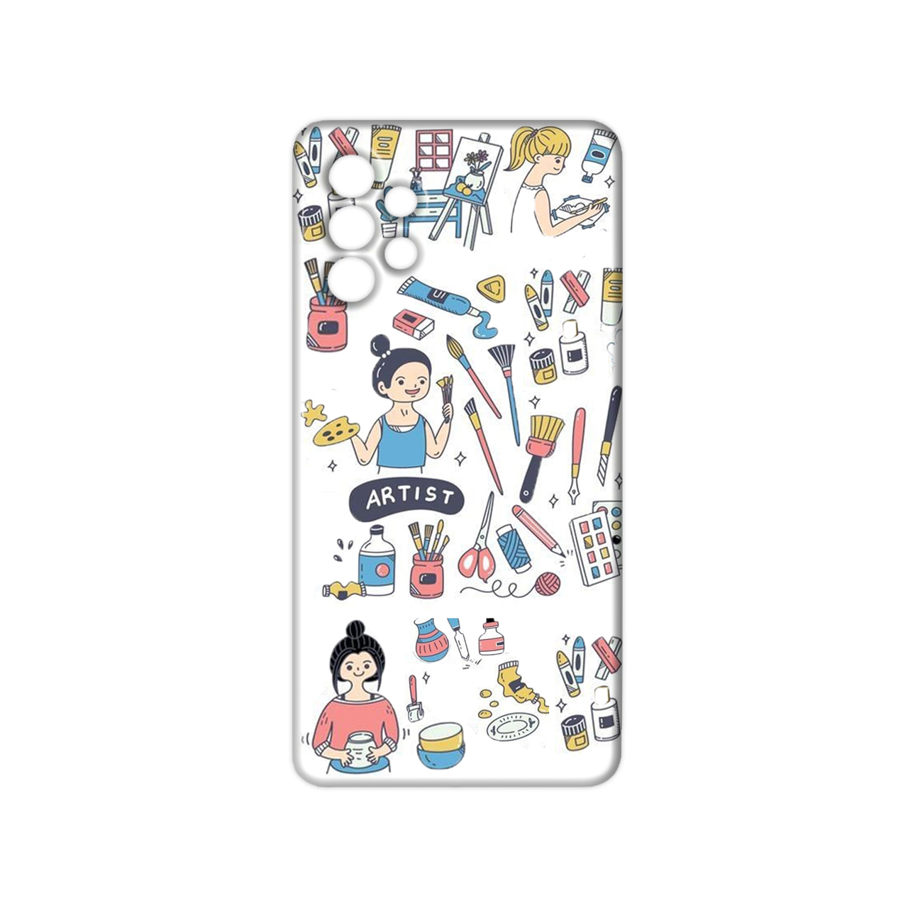 کاور مدل هنرمند کد 027 مناسب برای گوشی موبایل سامسونگ galaxy A53