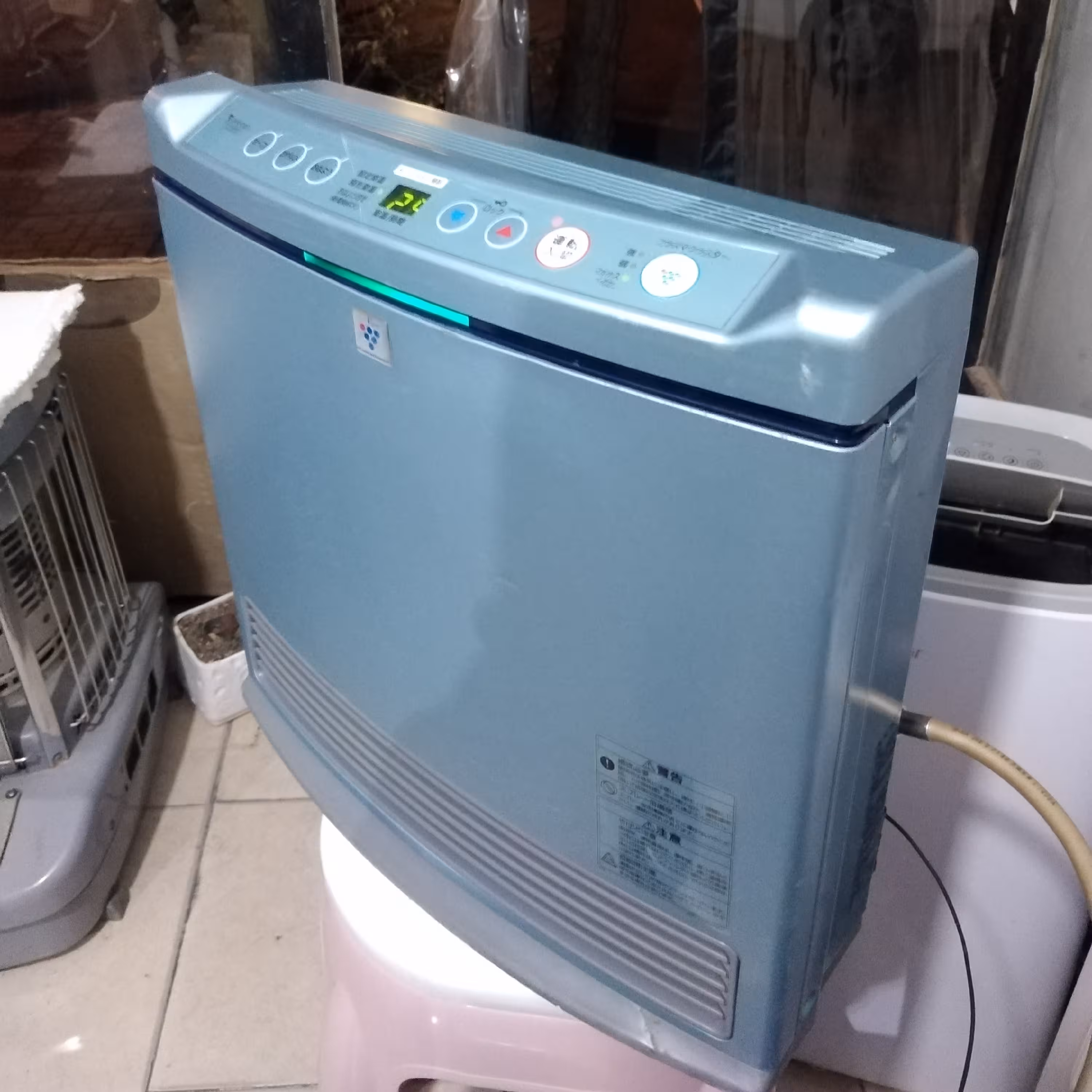 بخاری گازی برقی ژاپنی لوکس توان 3500کالری فول پلاسما تسویه هوادار 