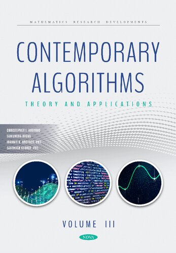 خرید و دانلود نسخه کامل کتاب Contemporary Algorithms: Theory and Applications Volume III