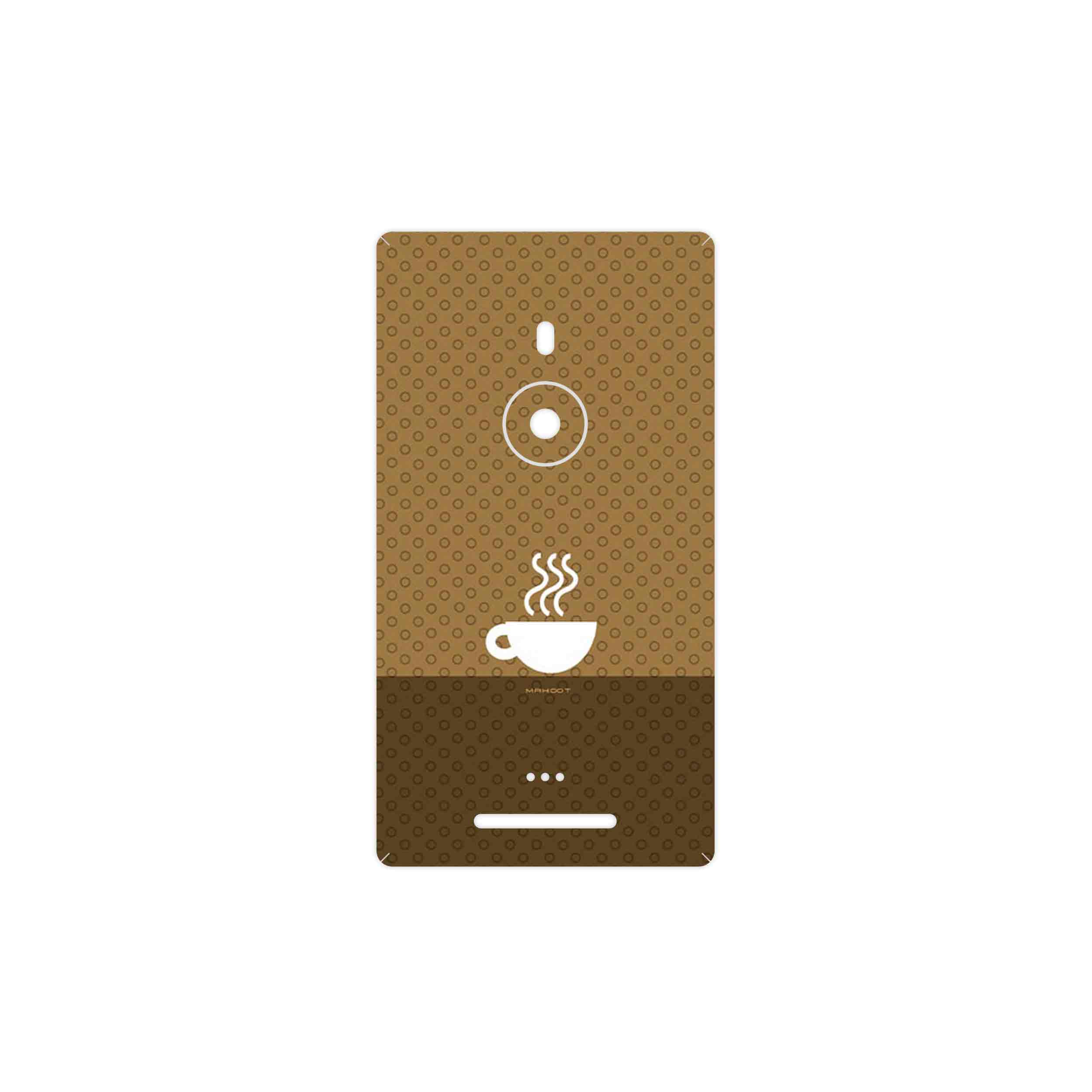 برچسب پوششی ماهوت مدل Minimal Cup of Coffee Icon مناسب برای گوشی موبایل نوکیا Lumia 925