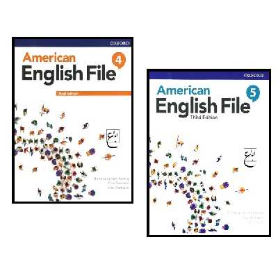 کتاب American English File 4_5 Third Edition اثر جمعی از نویسندگان انتشارات ابداع 2 جلدی