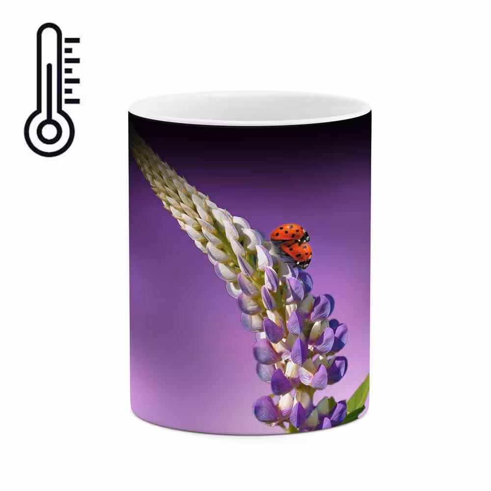 ماگ حرارتی طرح کفشدوزک  مدل mgph10928