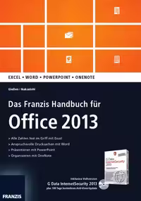 خرید و دانلود نسخه کامل کتاب Das Franzis Handbuch für Office 2013, m. CD-ROM