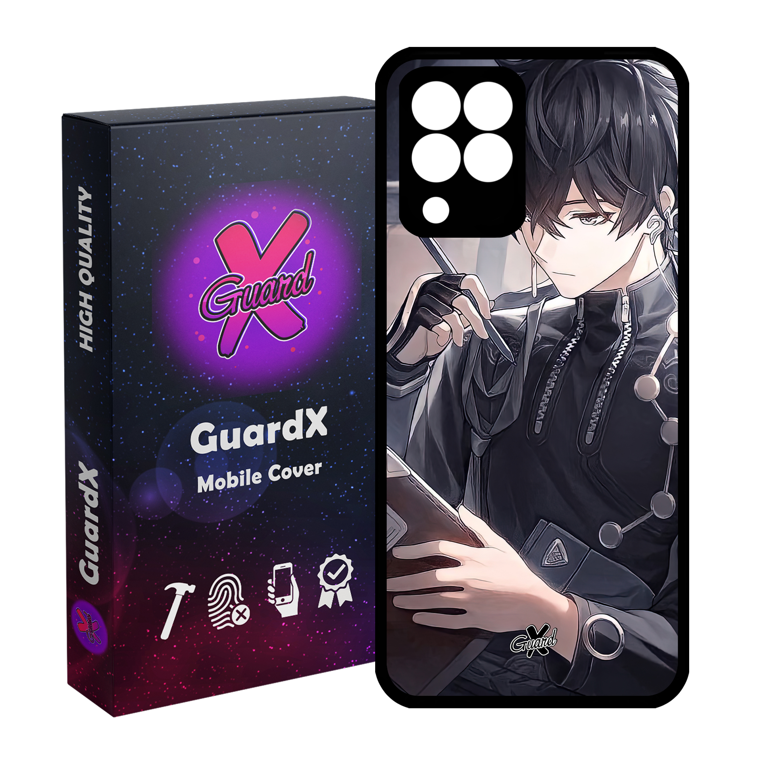 کاور گارد ایکس طرح انیمه مدل Glass10510 مناسب برای گوشی موبایل سامسونگ Galaxy M33/M33 5G