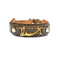 دستبند کارگاه چرم مدل اسم خدا