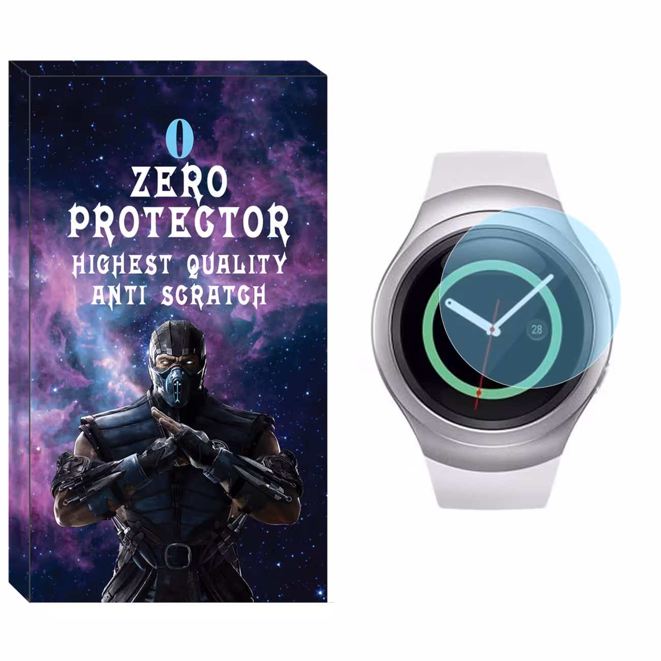محافظ صفحه نمایش نانو زیرو مدل NZO مناسب برای ساعت هوشمند سامسونگ Galaxy Watch Gear S2