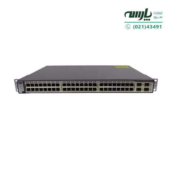 سوئیچ شبکه سیسکو 48 پورت WS-C3750-48PS-E