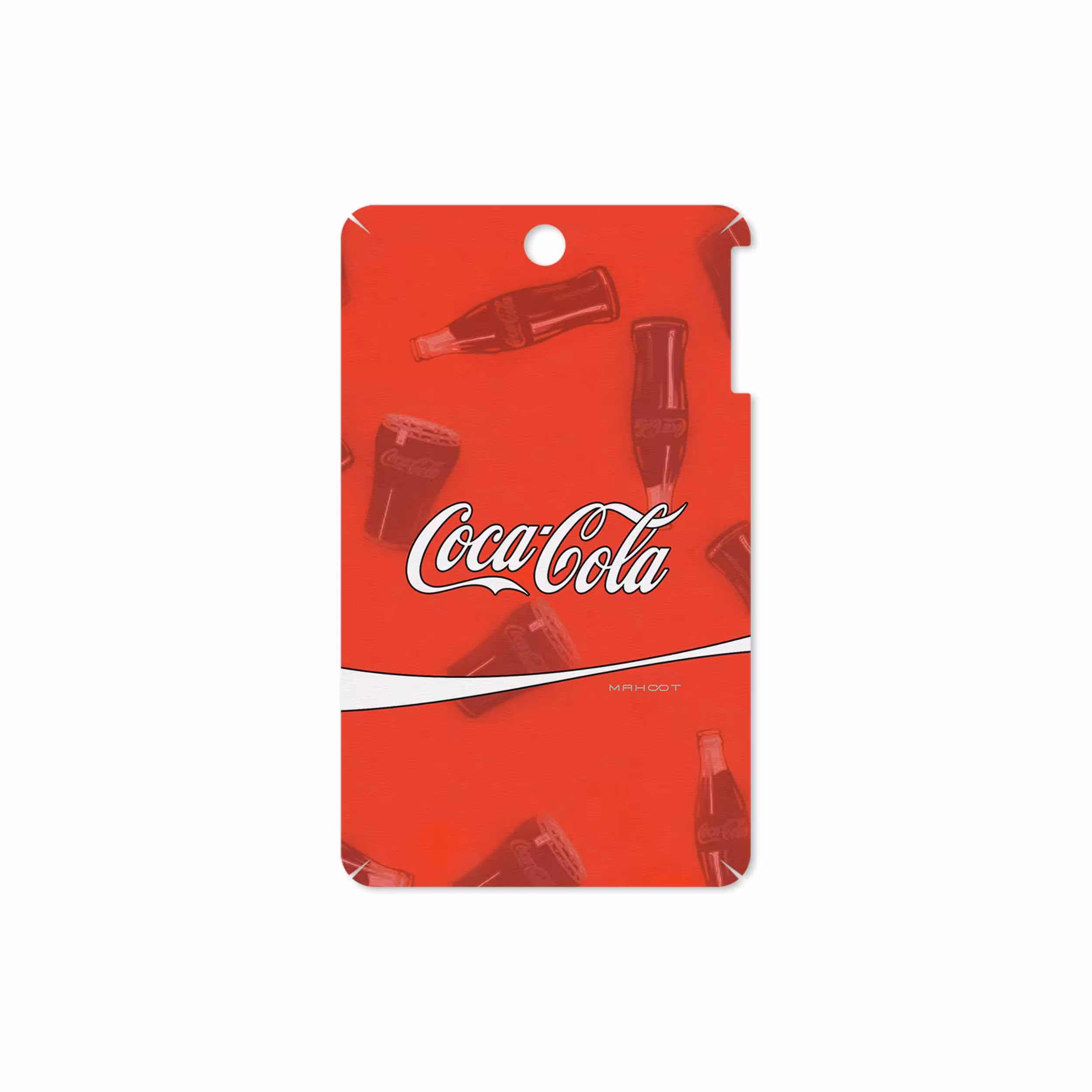 برچسب پوششی ماهوت مدل Coca-Cola-Logo مناسب برای تبلت لنوو A7-50 A3500 2014